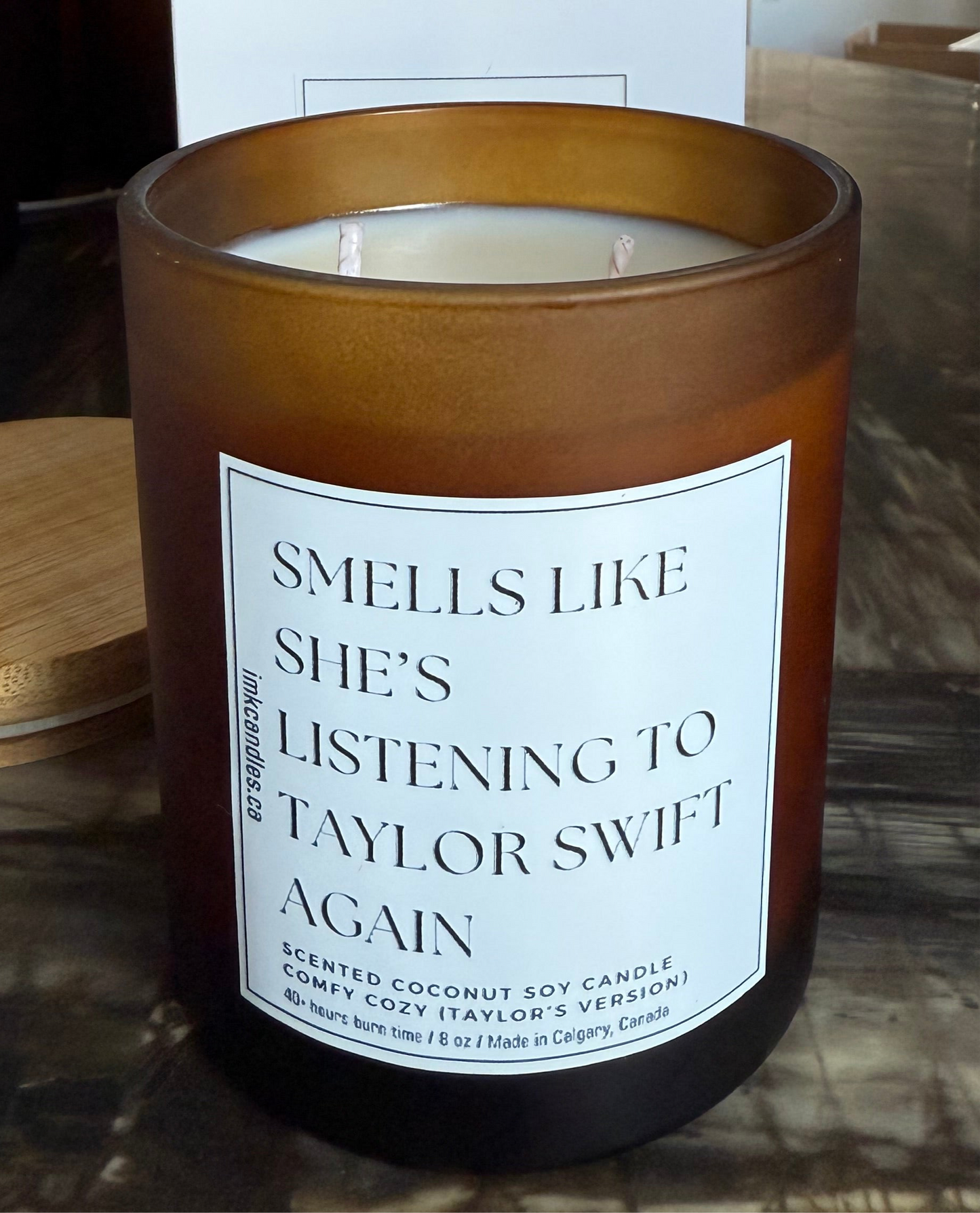 TAYLOR SWIFT Inspired Amber Jar Scented Candle (40+ different scents)