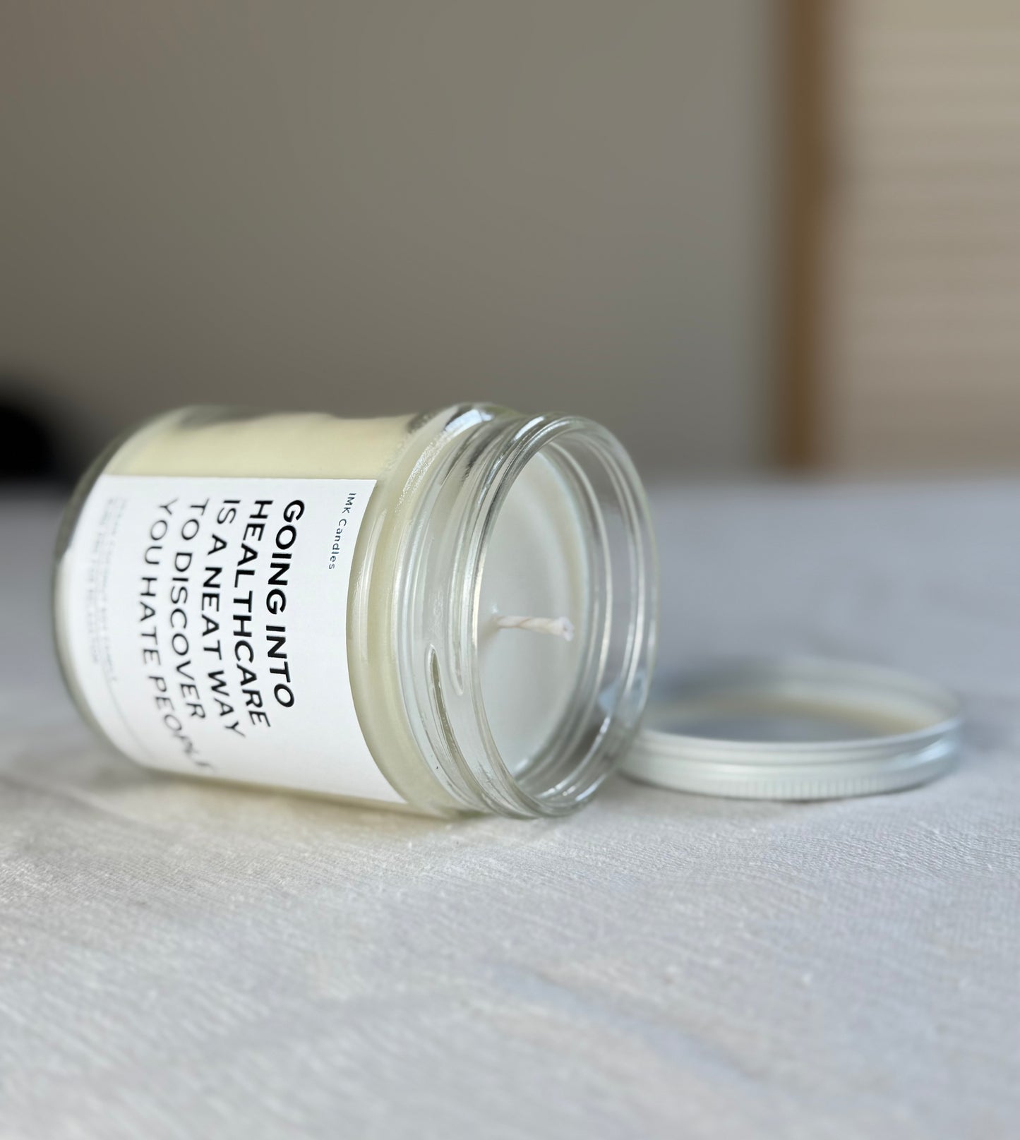 Candle For Nurses and Healthcare Professionals - Scented Candle 8oz (40+ different scents)