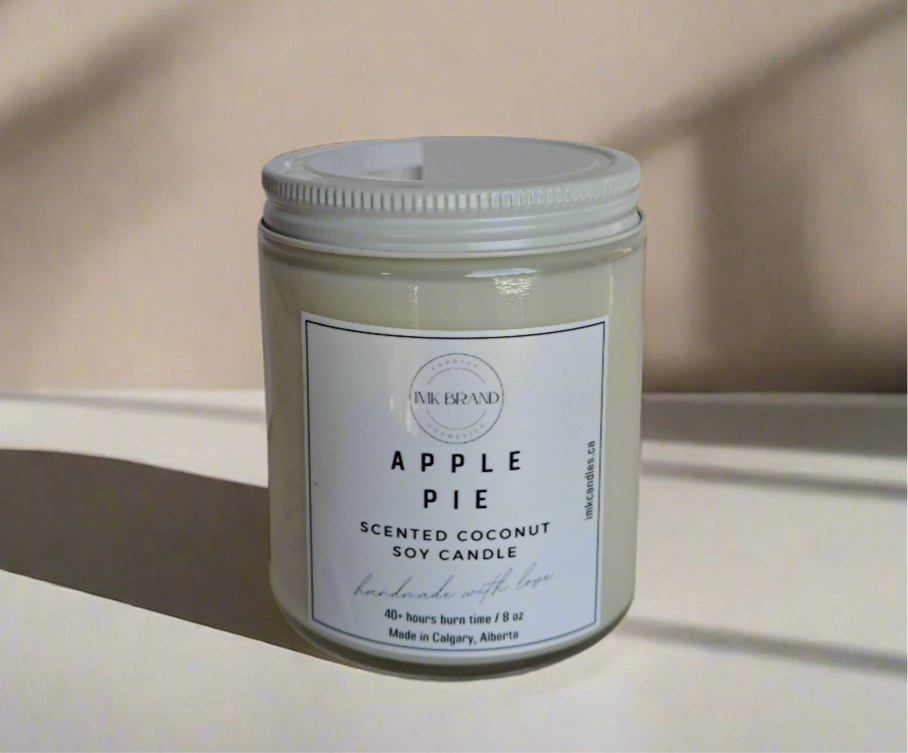 CLEAR GLASS JAR - Scented Candle 8oz (40+ different scents)