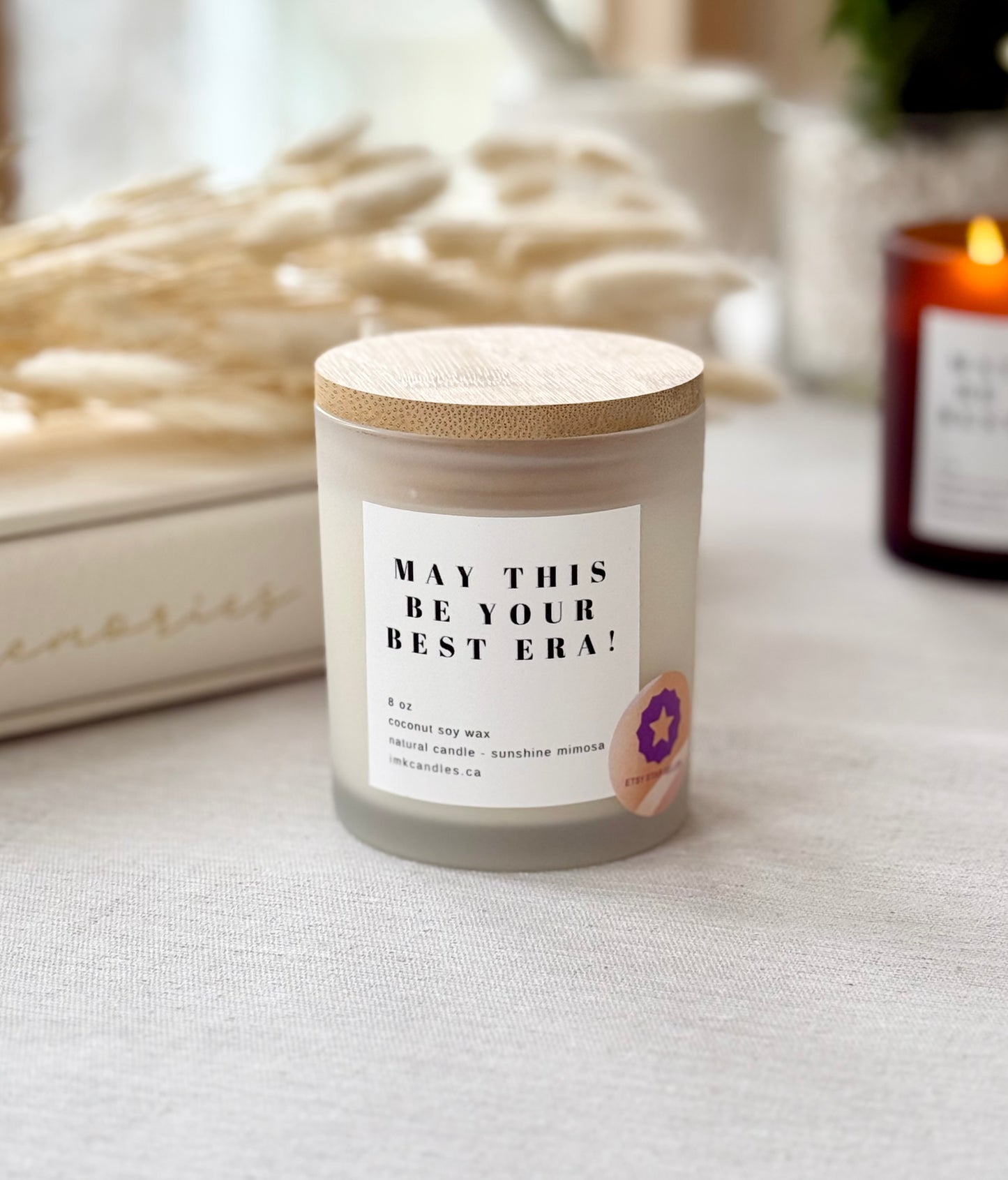 MAY THIS BE YOUR BEST ERA Jar Scented Candle (40+ different scents) Birthday Gift