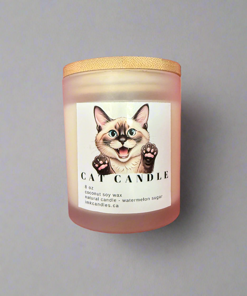 CAT CANDLE For Cat Lovers - Scented Candle (40+ different scents)