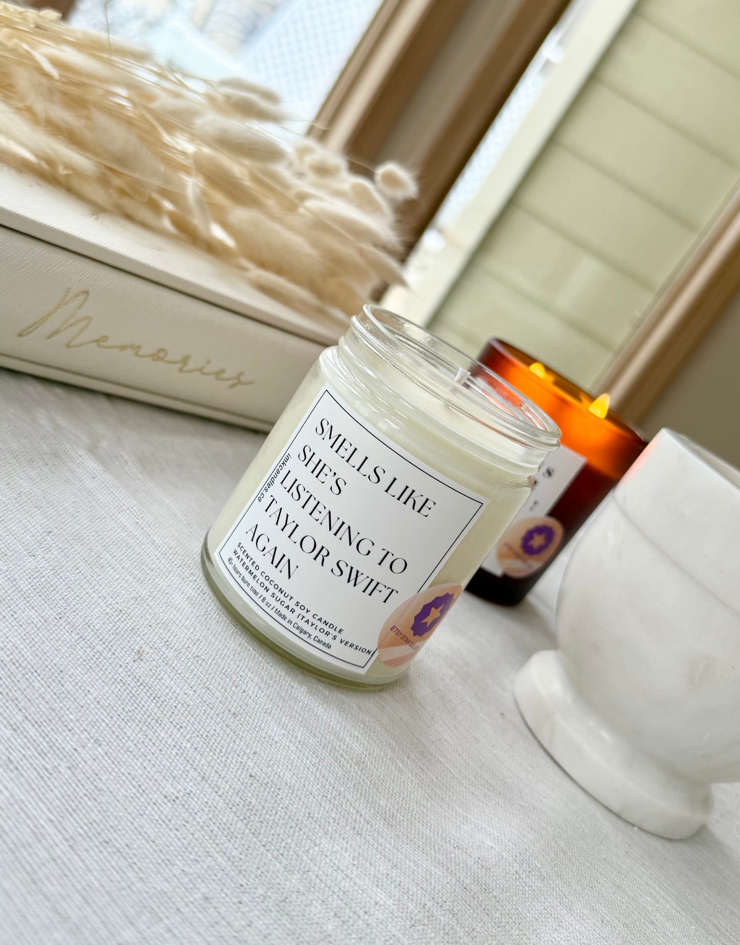 BEST SELLER: TAYLOR SWIFT Scented Candle (40+ different scents) 8oz