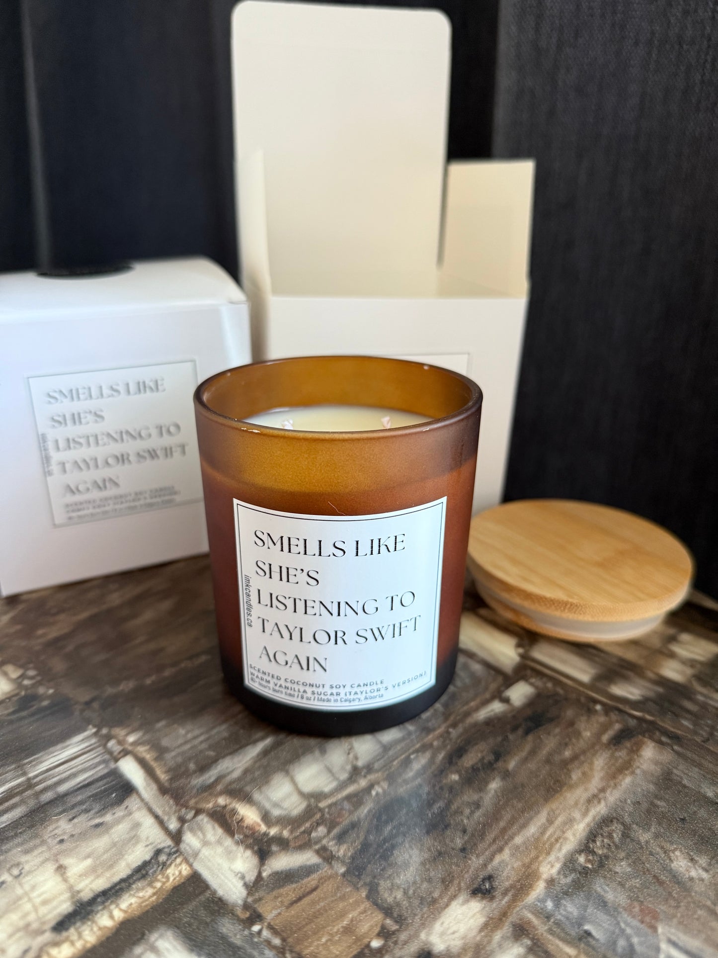TAYLOR SWIFT Inspired Amber Jar Scented Candle (40+ different scents)