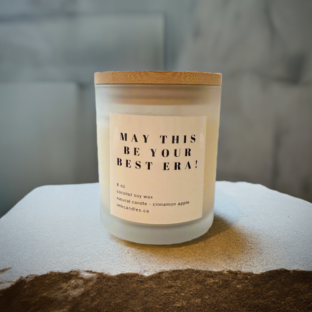 MAY THIS BE YOUR BEST ERA Jar Scented Candle (40+ different scents) Birthday Gift