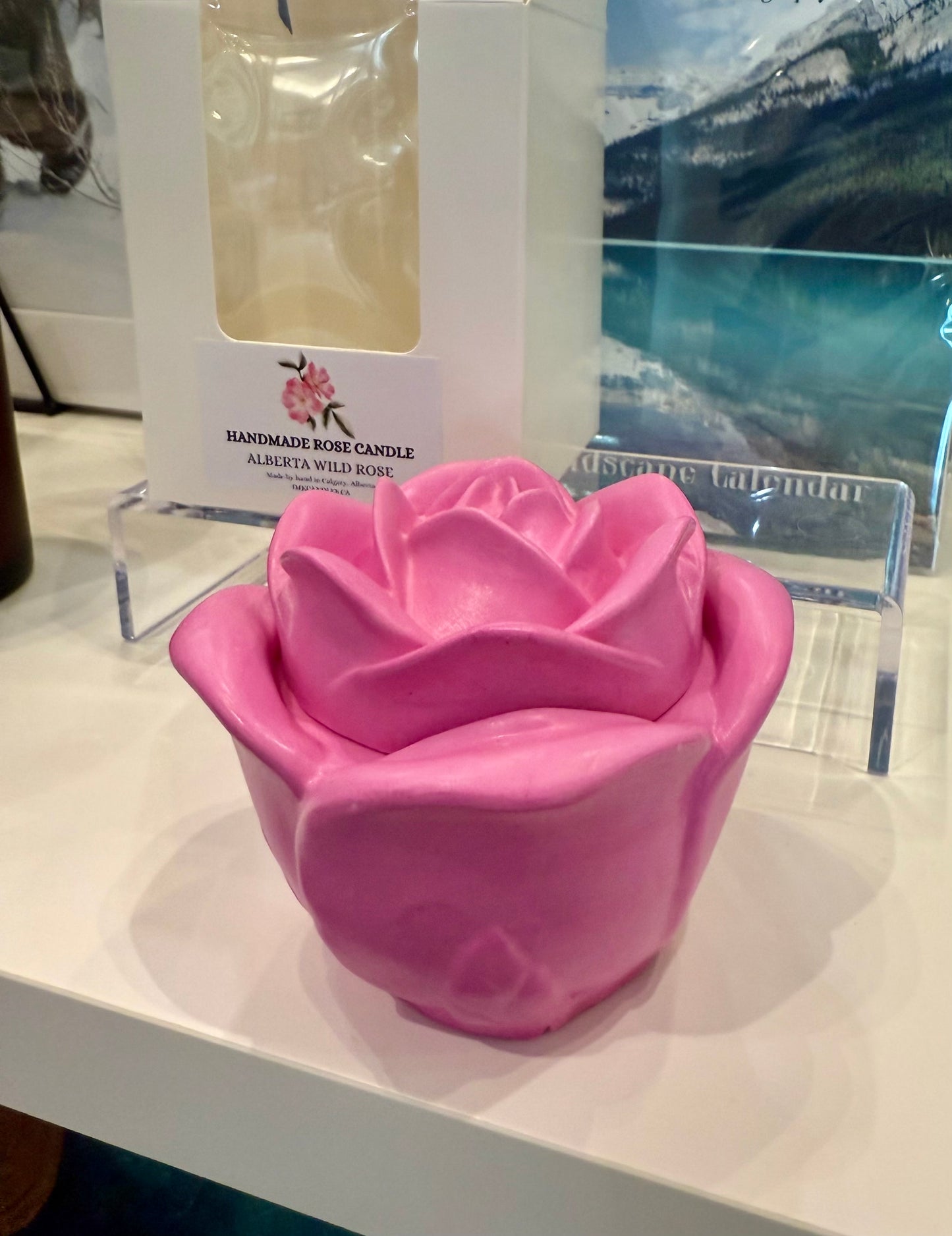CERAMIC ROSE Scented Candle (30+ different scents)