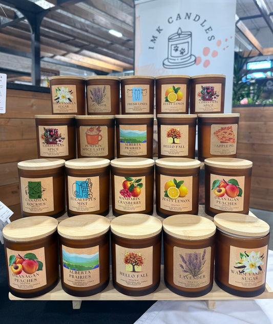 SPA AND WELLNESS Candle (40+ different scents) 8 oz - made from natural Coconut Soy Wax
