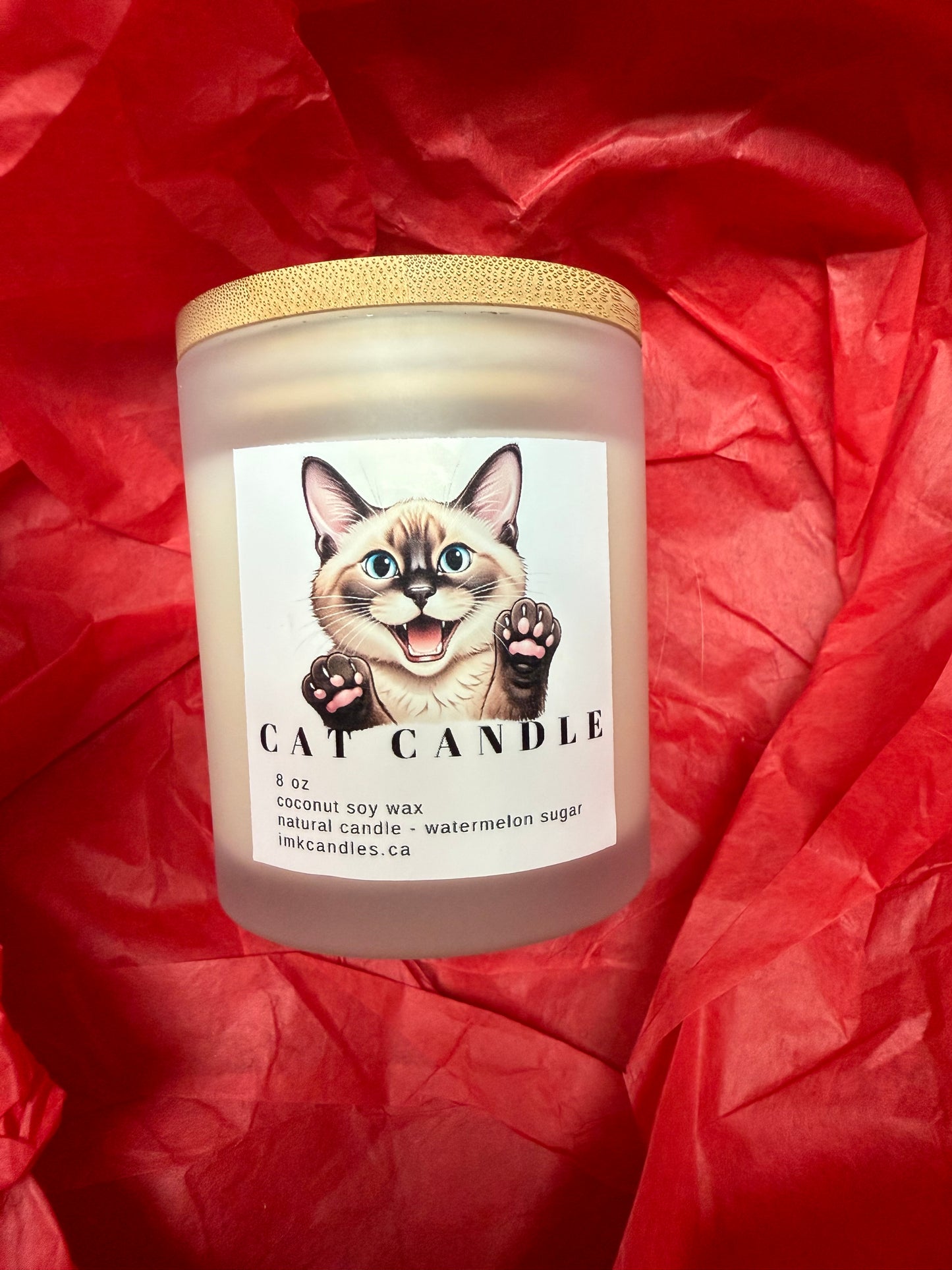 CAT CANDLE For Cat Lovers - Scented Candle (40+ different scents)