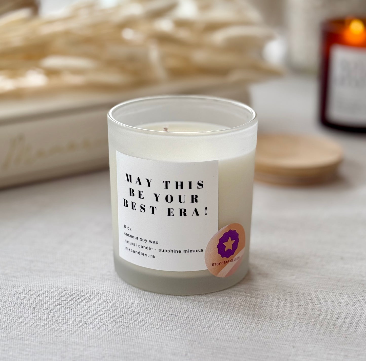 MAY THIS BE YOUR BEST ERA Jar Scented Candle (40+ different scents) Birthday Gift