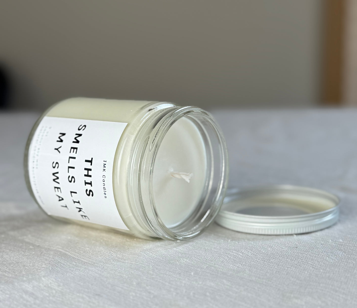 This Smells Like My Sweat- Scented Candle 8oz (40+ different scents)