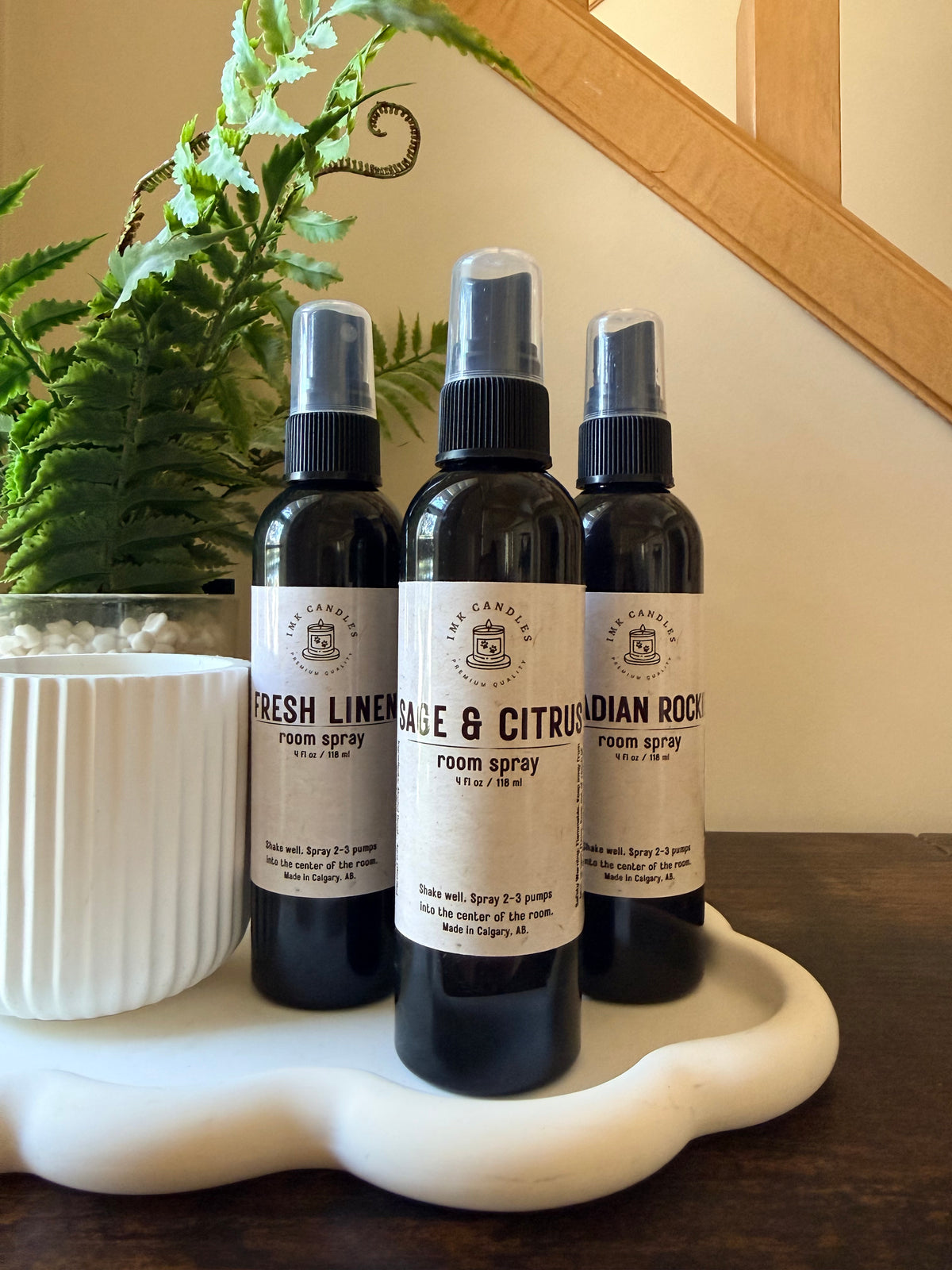 Natural Room Linen Spray, Car Freshener, Fabric Refresher (4 oz)