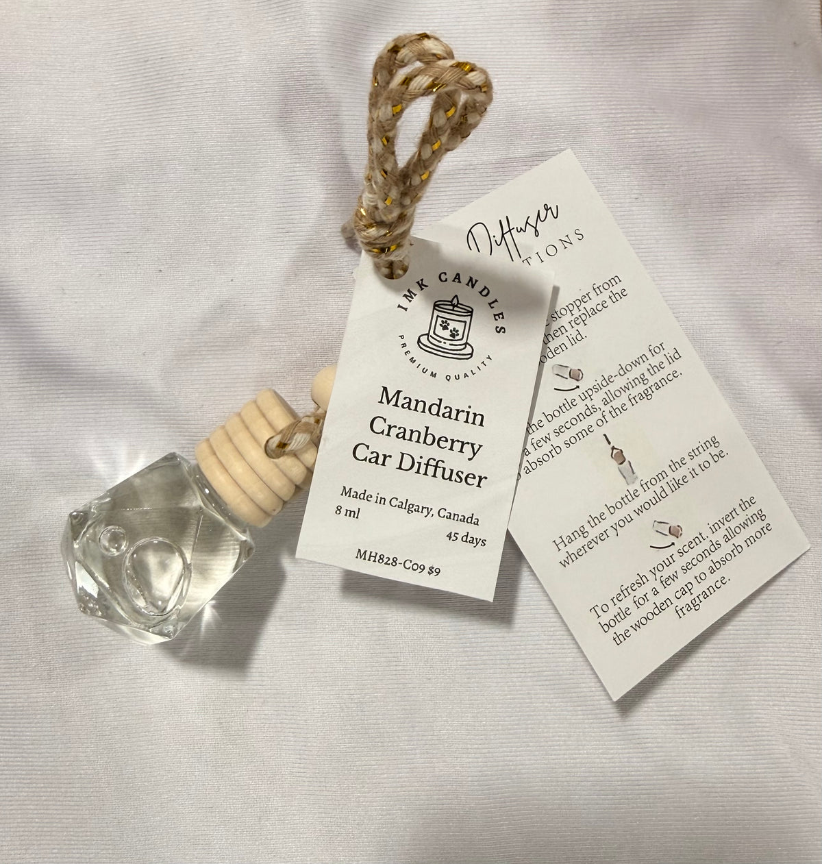 Car Air Diffuser / Perfume 8ml Lasting 40+ days!!! (10+ different scents)