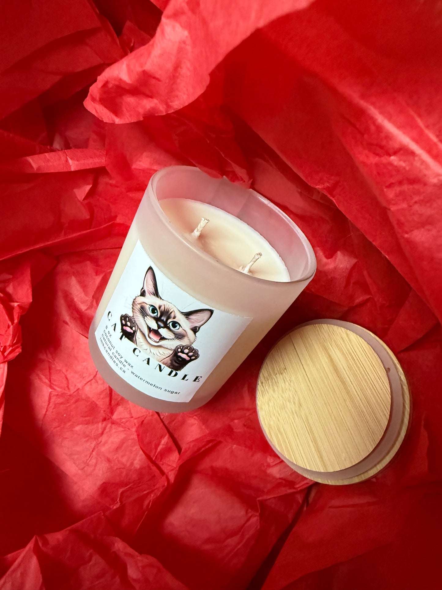 CAT CANDLE For Cat Lovers - Scented Candle (40+ different scents)