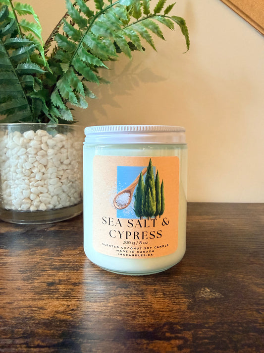 CLEAR GLASS JAR - Scented Candle 8oz (30+ different scents)
